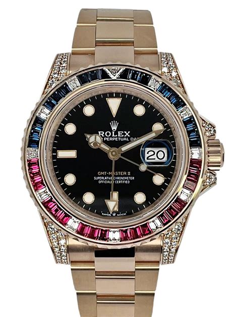 rose gold ruby rolex